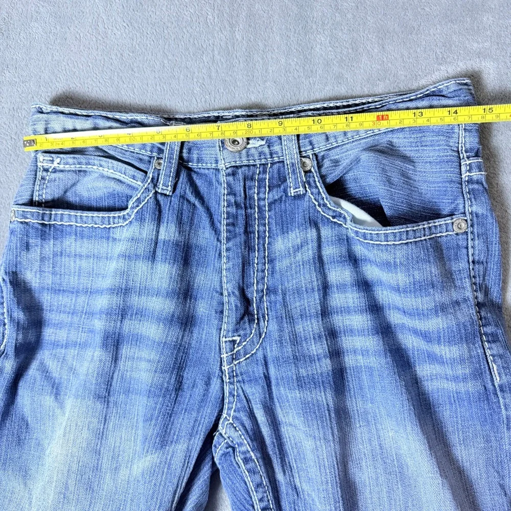 BKE Jake Straight Leg Jeans Mens 30XL Medium Wash Contrast Stitch Denim